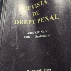 Revista de drept penal nr.3/2007