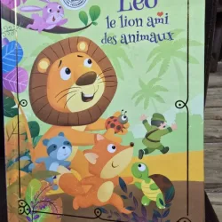Leo le lion ami des animaux (Leo, leul iubitor de animale - carte in limba franceza)