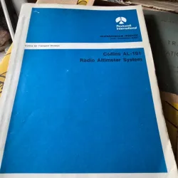 Collins AL-101 Radio Altimeter System, maintenance manual