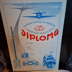 Diploma Federatia Romana De Modelism - (necompletata)
