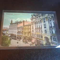 Carte postala ilustrata , Bucuresti , Calea Victoriei - Necirculata