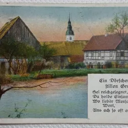 Carte postala Wegscheid (Germania), 1918