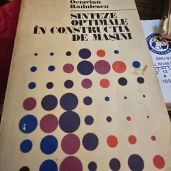 Sinteze optimale in constructia de masini - Octavian Radulescu