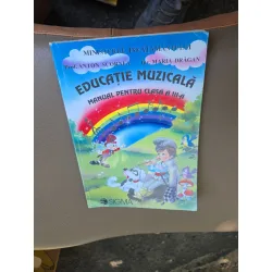 Educație muzicală, manual pentru clasa a III-a - Prof. Anton Scornea, Înv. Maria Drăgan