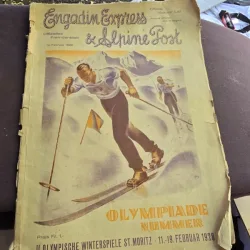 Engadin Express & Alpine Post, Olympiade Nummer, feb. 1928