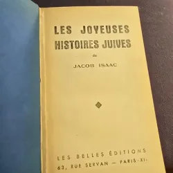 Les Joyeuses Histoires Juives - Jacob Isaac