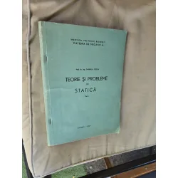 Teorie și probleme de statică Vol. I - Prof. dr. ing. Gabriela Tjeteica