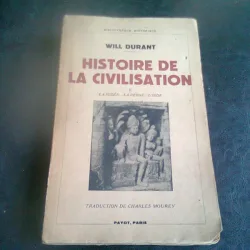 HISTOIRE DE LA CIVILISATION - WILL DURANT VOL. 2