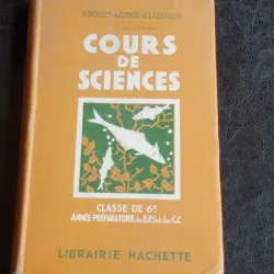 COURS DE SCIENCES - V. BOULET