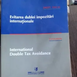 EVITAREA DUBLEI IMPOZITARI INTERNATIONALE - IOAN CONDOR