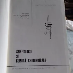 SEMIOLOGIE SI CLINICA CHIRURGICALA - FL. MANDACHE