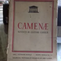 REVISTA CAMENAE , NR. 1-2 , ANUL I , OCTOMBRIE 1943 - MARTIE 1944
