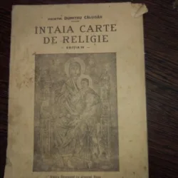 Intaia carte de religie – preot Dumitru Calugar