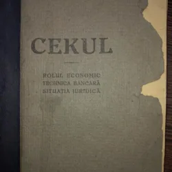 Cekul-rolul economic tehnica bancara - Manoilescu