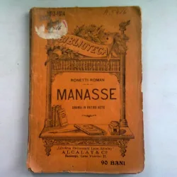 MANASSE - RONETTI ROMAN   (DRAMA IN 4 ACTE)