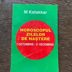M. Katakkar - Horoscopul zilelor de nastere