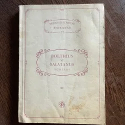 Boethius si Salvianus - PSB 72. Scrieri