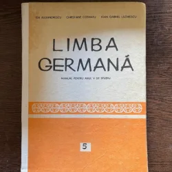 Ida Alexandrescu - Limba Germana. Manual pentru anul V de studiu