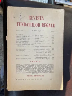 Revista Fundatiilor Regale Anul III Nr. 6 1 Iunie 1936