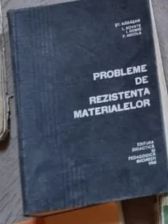 St. Nadasan - Probleme de rezistenta materialelor