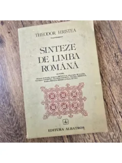 Theodor Hristea - Sinteze de limba romana