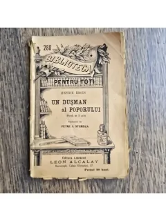 Henrik Ibsen - Un dusman al poporului. Piesa in 5 acte (1935)