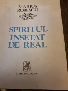 Marius Robescu,Spiritul insetat de real, dedicatie pentru Nina Casian