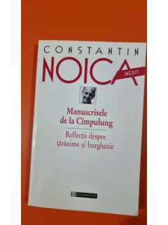 Constantin Noica - Manuscrisele de la Cimpulung. Reflectii despre taranime si burghezie