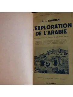 L'exploration de l'arabie, R.H. Kiernan