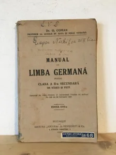G. Coman - Manual de Limba Germana pentru clasa a II-a secundara. Editia a XVII-a