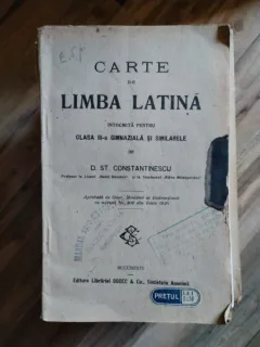 D. St. Constantinescu - Carte de Limba Latina