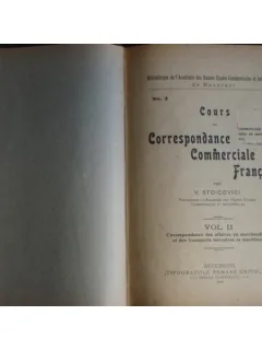 Cours de Correspondance Commerciale Francaise OL II, V. Stoicovici