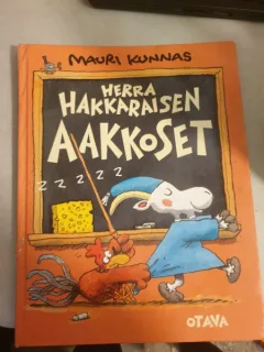 Mauri Kunnas, Tarja Kunnas - Herra Hakkaraisen Aakkoset (carte pent5ru copii in finlandeza; alfabetul)