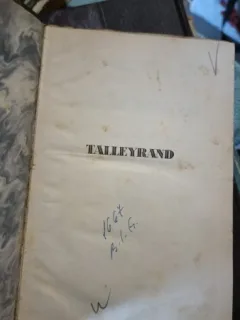 Talleyrand - Comte de Saint Aulaire