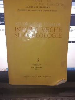 STUDII SI CERCETARI DE ISTORIE VECHE NR.3 , TOMUL 47 IULIE-SEPTEMBRIE/1996