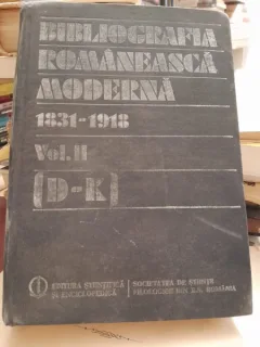 Bibliografia romaneasca moderna 1831-1918 vol.II (D-K)