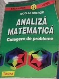 Nicolae Gherghe - Analiza Matematica. Culegere de Probleme