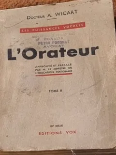 A. Wicart - L'Orateur Vol II