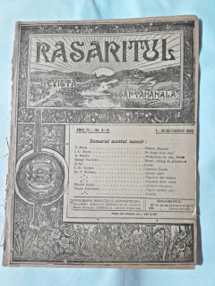 Revista Rasaritul, anul V, nr.5-8/1928
