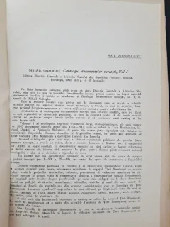 Note bibliografice, extras din Studii si Cercetari Stiintifice Istorie anul XIII, fasc.1.1962