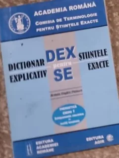 Dictionar Explicativ pentru Stiintele Exacte - Energetica ENERG1 Echipamente Electrice de Inalta Tenisune