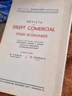 Revista de Drept Comercial si Studii Economice. Anul VII Nr. 9-10, 1940