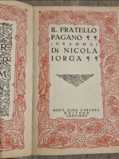 N. Iorga - Il Fratello Pagano