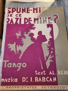 Partitura: " Spune-mi de ce Raz de Mine?"