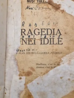 Tragedia unei idile - Nusi Tulliu  roman din meleagurile Pindului