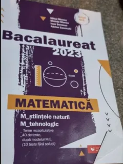 Bacalaureat 2023 - Matematica