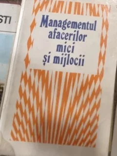 Managementul afacerilor mici si mijlocii - Costache Rusu