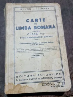 Bujor - Ilioasa - Carte de Limba Romana pentru Clasa a VIII-a