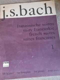 Französische suiten, suity francuskie, french suites - J.S. Bach  vol.I