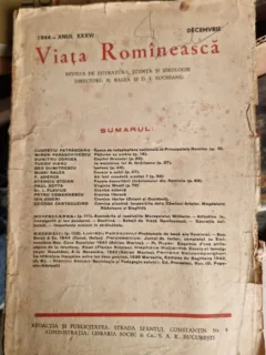 Viata Romaneasca - Anul XXXVI Decembrie 1944